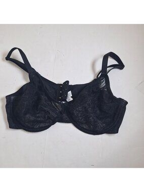 HSIA Black Lace Bra 36C